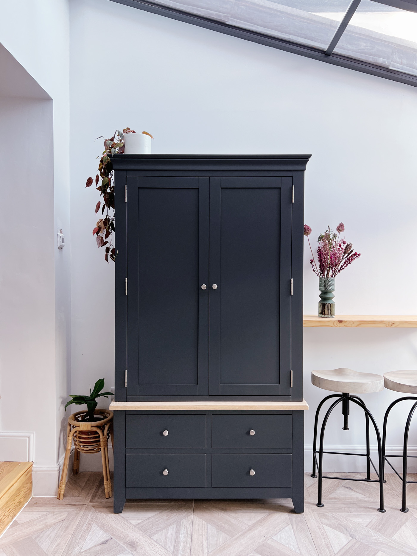 Mini mudroom makeover