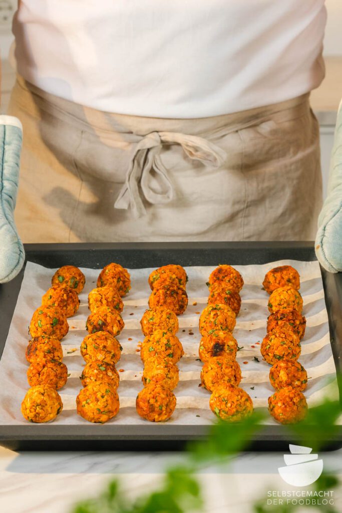 Lentil balls from the oven - simple recipe - homemade