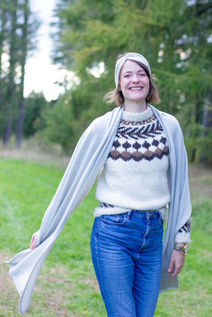 Merino wool scarf