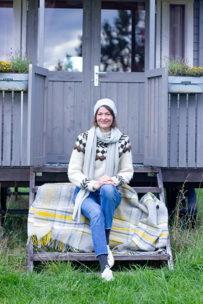 Merino wool scarf